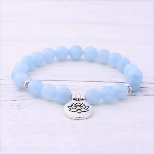 Akvamarin mala karkötő